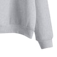 thumbnail image 4 of FASHOFT Crew Neck Sweatshirt For Women Oversized Long Sleeve Solid Comfy Pullover Basic Hoodie Fall Outfits Grey XXXXL, 4 of 6