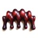 thumbnail image 1 of Peine de masaje de sándalo con dientes anchos de madera para desenredar el cabello y masajear el cuero cabelludo para hombres y mujeres., 1 of 5