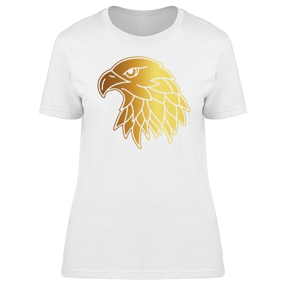 Gold Eagle Head T-Shirt Men -Image by Shutterstock, Male 4X-Large