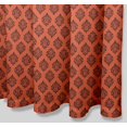 thumbnail image 6 of S4Sassy Orange Stencil Damask Bathroom Decor Shower Waterproof Curtain Drapes Resistant-60 x 75 Inch, 6 of 6