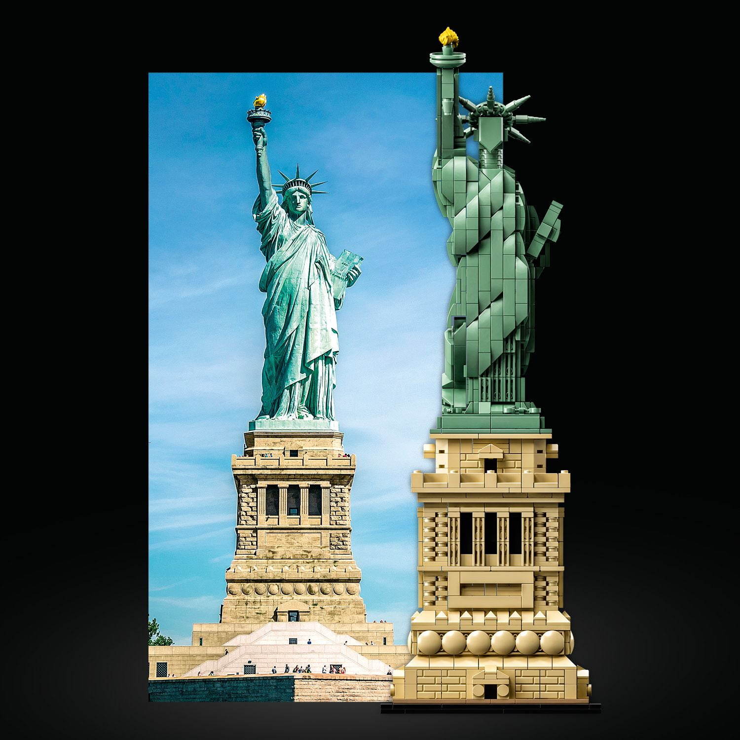 LEGO Architecture Statue of Liberty 21042 Model Building Set Collectible New York City Souvenir Creative Home D cor or Office Centerpiece Great