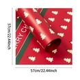 thumbnail image 3 of 20 Sheets Christmas Wrapping Paper Christmas Pattern Paper Flat Wrapping Paper Sheets Vintage Christmas Printed Paper for Christmas Birthday Party Gift, 3 of 5