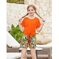 thumbnail image 3 of Arshiner Girls 2 Piece Outfits Summer Clothes Short Sleeve Tops and Paperbag Waist Shorts Set Cute Outfits, 3 of 6