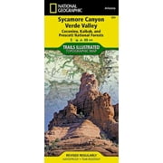 National Geographic Trails Illustrated M Sycamore Canyon, Verde Valley Map [Coconino, Kaibab, and Prescott National Forests], Book 854, (Paperback)