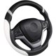 thumbnail image 2 of Funda universal de cuero para volante de mujer, funda para volante de coche de 15 pulgadas, 2 of 7