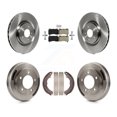thumbnail image 1 of Transit Auto Front Rear Disc Brake Rotors Semi-Metallic Pads and Drum Kit for Car Mitsubishi Lancer K8A-107688, 1 of 11