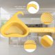 thumbnail image 3 of Batería de Cocina Cesta coladora para fregadero Filtro colgante triangular Estante de almacenamiento para fregadero (Amarillo) Tmvgtek Libre de BPA, 3 of 6