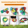 thumbnail image 2 of 3 Way Collapsible Rabbit Tunnel Rabbit Hide Small Animal Activity Tunnel Toy for Dwarf Rabbits Rabbits Guinea Pigs Cats, 2 of 5