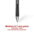 thumbnail image 3 of Staples Sonix Retractable Gel-Ink Pens Medium Point Black Dozen (13561-CC) 651254, 3 of 6