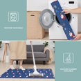 thumbnail image 6 of Blue Christmas Santa and Snowflake Pattern Kitchen Rugs Sets Of 3,Kitchen Runner Rugs Non Skid Washable,Decorative Kitchen Floor Mats for Kitchen,Sink,Laundry,17"x30"+ 17"x47" + 17"x59", 6 of 6