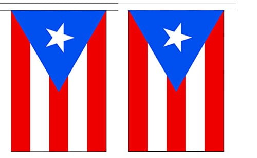 World Cup Theme Parties 10 Puerto Rico String Flag Party Bunting Has 10 Puerto Rican 6x9 Polyester Banner Flags Attached Restaurants Bars Popular for School Classroom