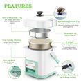 thumbnail image 7 of TLOG 5 Cup (Cooked) Mini Rice Cooker 1.2L Portable with Steam Tray Green, 7 of 7