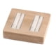 thumbnail image 4 of Vitrina de madera para joyas con cajón y acolchado de piel sintética, para guardar pendientes. L, 4 of 8