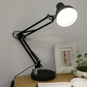 Home Decorative Mainstays LED Architect Desk Lamp, Black Metal, Powder Coating Finish, for All Ages