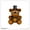 Unframed Version, variant on Gallery Pops Five Nights at Freddy's - Freddy Plushie Wall Art, Unframed Version, 12" x 12"