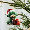thumbnail image 2 of Dog Christmas Tree Ornament, Suspension 2D Acrylic Funny Lovers Gift, Home Decoration, Cute Xmas Dog Ornaments for Home Christmas Holiday Party Decorations, 6 Styles, 2 of 4