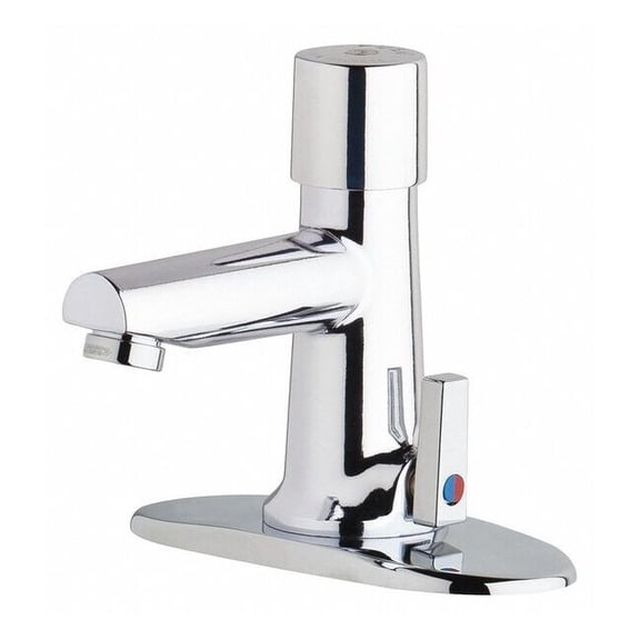Chicago Faucet Straight,Chrome,Chicago Faucets,3502 3502-4E2805ABCP