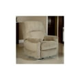 thumbnail image 5 of Benjara Qog 43 Inch Chair, Power Lift Recliner, Cushioned Seat, Toast Polyester, 5 of 6