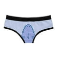 thumbnail image 2 of Womens Shark Panties Funny Shark Bite Bikini Brief Vacation Graphic Underwear for Ladies, 2 of 5
