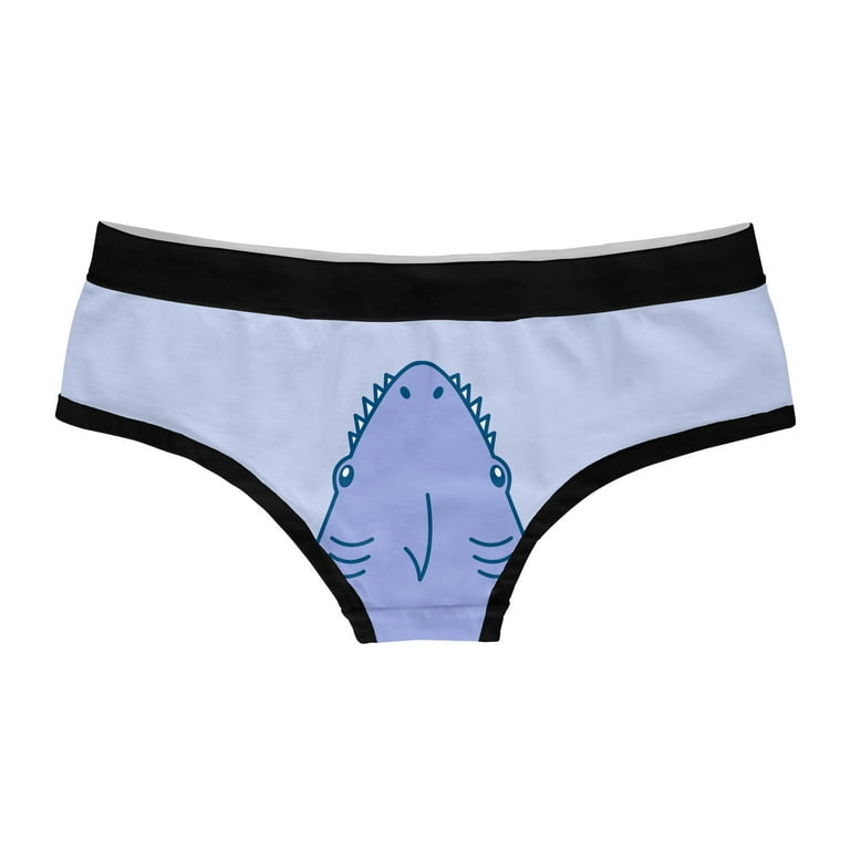 Womens Shark Panties Funny Shark Bite Bikini Brief Vacation Graphic  Underwear For Ladies