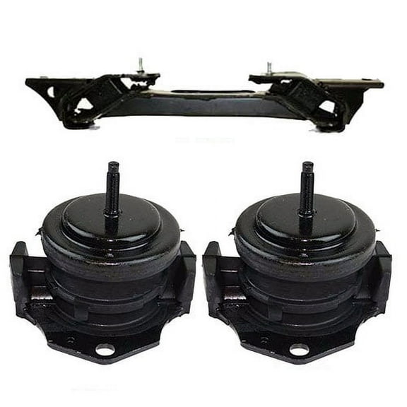 K0045 Fits Mitsubishi Montero 2001-2002 3.5L/2003-2006 3.8L Engine Motor & Trans Mount Set 3PCS : A4615, A4615, A4626