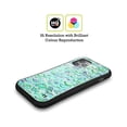 thumbnail image 2 of Head Case Designs Officially Licensed Micklyn Le Feuvre Marble Patterns Mosaic In Mint Quartz And Jade Hybrid Case Compatible with Apple iPhone 13, 2 of 7