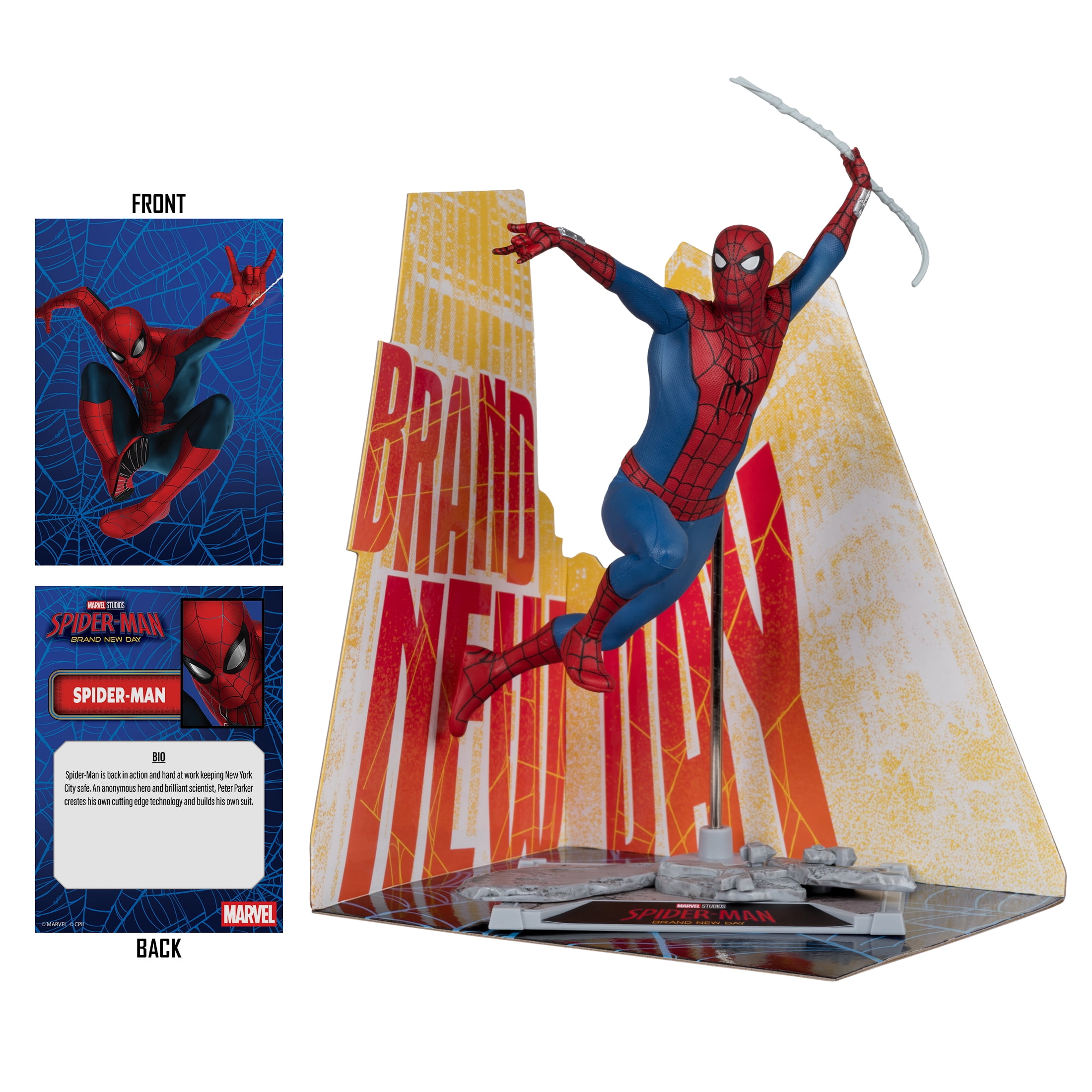 Marvel 6In (1:10 Scale) Action Figure - Spiderman Brand New Day - McFarlane Toys