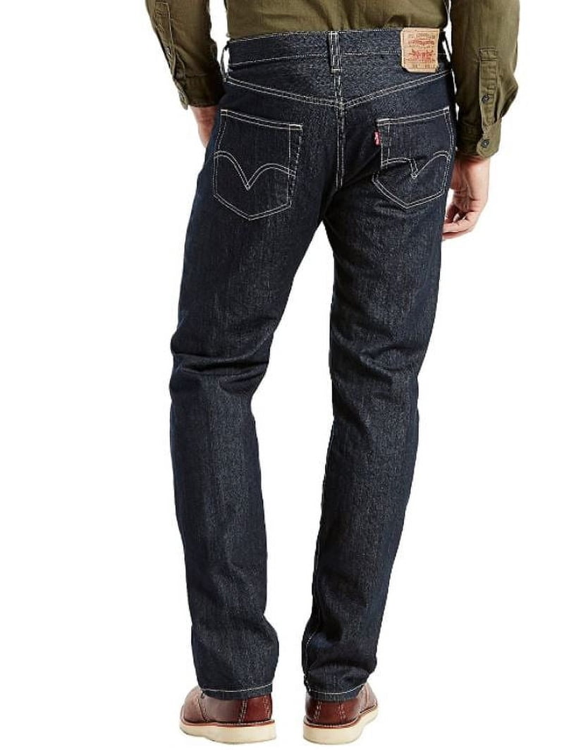 Shin Levi's Men's Clean Rigid 501 Original Fit Jeans, 29x32 - Walmart.com