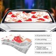 thumbnail image 5 of Zufioo Cute Mushroom Print Car Windshield Sunshade, UV Protection Heat Insulation Protective Cover Suitable for Car, SUV, Truck Auto Accessories-Cute Mushroom, 5 of 8