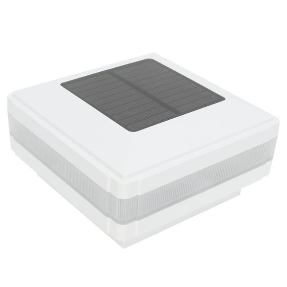 Outdoor Post Lights, Pillar Light Solar Post Lights Post Light for Driveway for Garden for Patio for Yard Warm White+Green