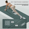 thumbnail image 5 of BAIMA Extra Wide Yoga Mat 31.5" x 75" length Large Non-Slip TPE Foldable,Exercise Matt for Yoga Pilates,Home Gym Flooring, Meditation (Darkgreen), 5 of 7