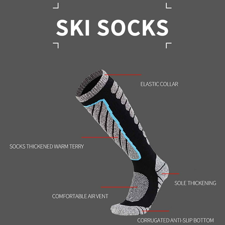Winter Thermal Socks Long Tube Skiing Socks, Thickened Insulation