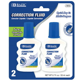  BIC Cover-It Correction Fluid, 20 Milliliter Bottle, White,  1/Each (WOC12-WE) : Typewriter White Out : Office Products