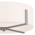 thumbnail image 2 of 52594CLP Kichler Lighting Malen - 4 Light Flush Mount-8.25 Inches Tall and 20 Inches Wide-Classic Pewter Finish, 2 of 7