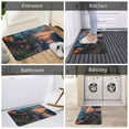 thumbnail image 5 of Vsdgher Twilight Canal Reflection Flannel Anti-Slip Floor Mat Comfort Mat Outdoor Rug, Indoor Outdoor Rugs for Home, Office, Laundry 16''x24''in, 5 of 7