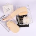 thumbnail image 4 of YAOMOBB Bath Gloves Soft Bath Scrubber Set Lint Free Water Absorption with Reusable Brushes Cleaning Tool, 4 of 6