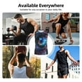 thumbnail image 5 of Disketp Modern Colorful Eyes Sleeveless Tshirts for Men, Muscle Shirts for Men Dry Fit Tank Top-Small, 5 of 5