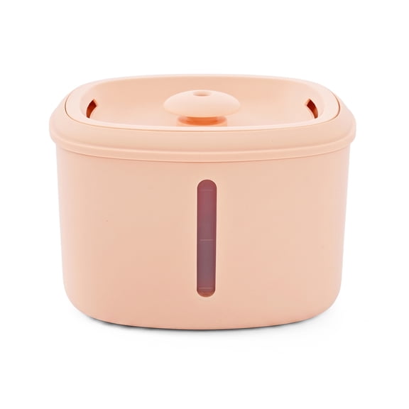 Max & Marlow Cat Water Fountain, 2.5L Ultra-Quiet Automatic Pet Water Dispenser with Visible Water Level Window for Cats & Small Dogs, Pink
