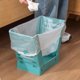 thumbnail image 1 of Bote de sura pequeño, bote de sura multifunción de 3 ndas con tamaño ajustable, soporte para bolsa de sura extraíble para el hogar, la oficina Azul, 1 of 10