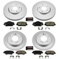 thumbnail image 2 of PowerStop Front and Rear Geomet Coated Brake Rotor and Pad Kit Fits: KIA Select Models CRK6934, 2 of 5
