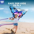 thumbnail image 3 of Butterfly Kite Toy Life Giant de 123 cm con cuerda de 100 m para niños de 4 a 8 años, 3 of 8