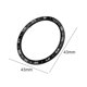 thumbnail image 3 of Anillo De Bisel Bisel Bumper Ring para Samsung Galaxy Watch 4 Classic 46mm (A Negro Blanco), 3 of 5