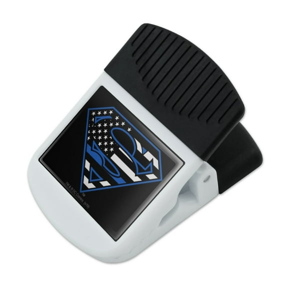 Superman Thin Blue Line Flag Shield Logo Refrigerator Fridge Magnet Magnetic Hanging Hook Note Snack Clip
