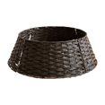 thumbnail image 1 of Christmas Tree Rattan Skirt Stand Base Basket Cover Tidy Decor Grey, 1 of 17