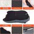 thumbnail image 3 of Car Seat Cushion-Memory Foam Seat Cushions to Improve Driving View Coccyx & Lower Back Pain Relief for Driving, Truck, Office Chair, Wheelchair, Road Trip Essentials for Drivers, 3 of 8