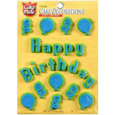  Cake  Mate Happy Birthday  Candy Cake  Decorations  Walmart  com
