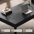 thumbnail image 5 of Tribesigns 55" Industrial Executive Desk for Home Office,Business Workstation, Small Conference Table, 5 of 7