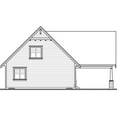 thumbnail image 2 of 728-3507: Traditional Craftsman 2 Bed, 2 Bath Luxury Home Plan, 1348 Sq Ft: Full Blueprints with License to Build by Home Plan Marketplace - Lesuto, 2 of 4