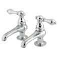 thumbnail image 1 of Kingston Brass CC2L1 Basin Faucet with Metal Lever, Chrome, 1 of 3