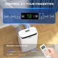 thumbnail image 5 of 14000 BTU Portable Air Conditioner, Inverter Dual Hose AC for 700 Sq Ft, Cool, Dehumidifier, Fan, Window Kit Included, 5 of 5